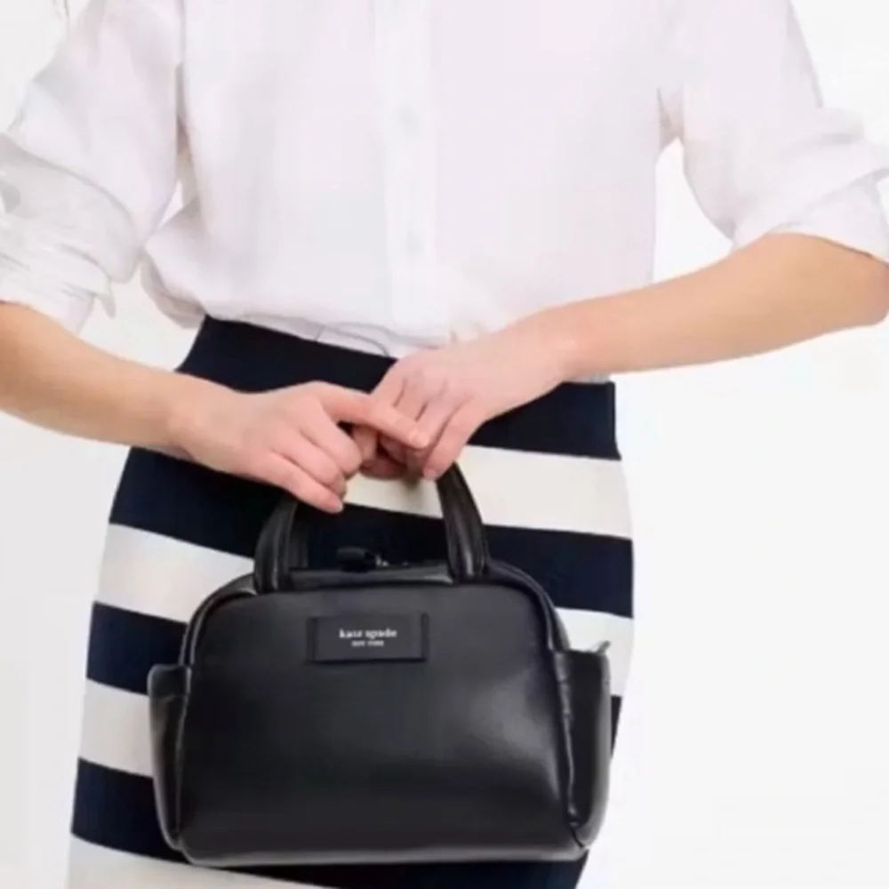 Kate Spade Puffed Satchel NWT Crossbody Black